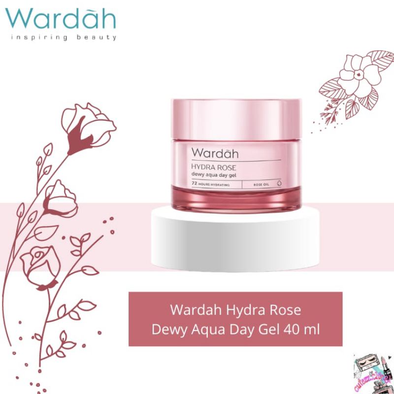 ☃Cutezz_Ching☃Wardah Hydra Rose Dewy Aqua Day Gel 40g