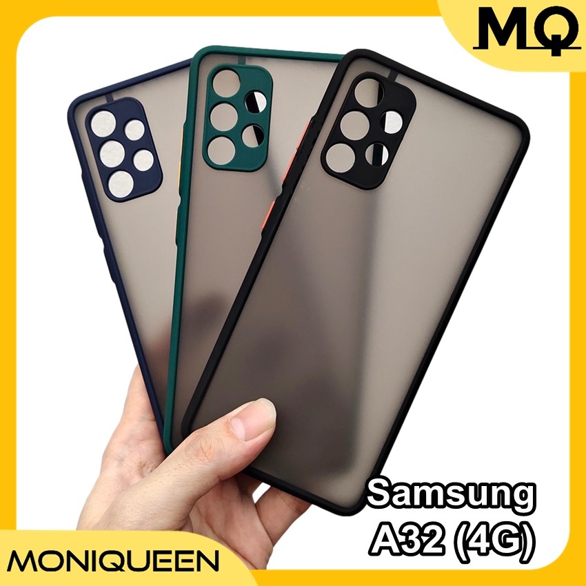 Hybrid Aero Case Samsung A10S A20S A50S A21S A70S A51 A11 M11 A01 CORE Lens Camera Cover Soft Case-Samsung A32 (4G)