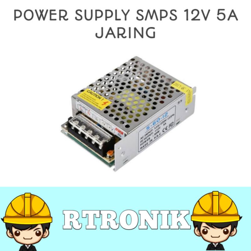 Power Supply SMPS PSU JARING 12V 3A atau 5A