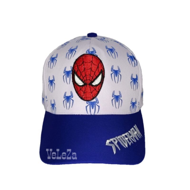 Topi anak karakter spiderman bordir topi anak laki-laki topi karakter - Topi anak