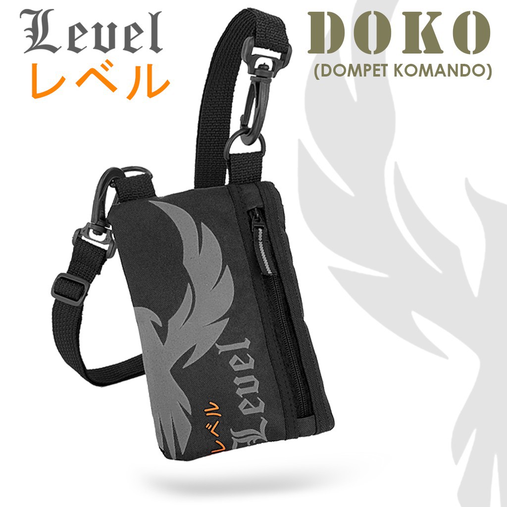 FASHIONSTOREKU DOMPET LEVEL DOKO TACTICAL HANGING SAKO WALLET FASHION PRIA SELEMPANG SLINGBAG