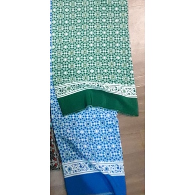 Kain Batik Hidayatullah (Hijau,Biru,Merah)