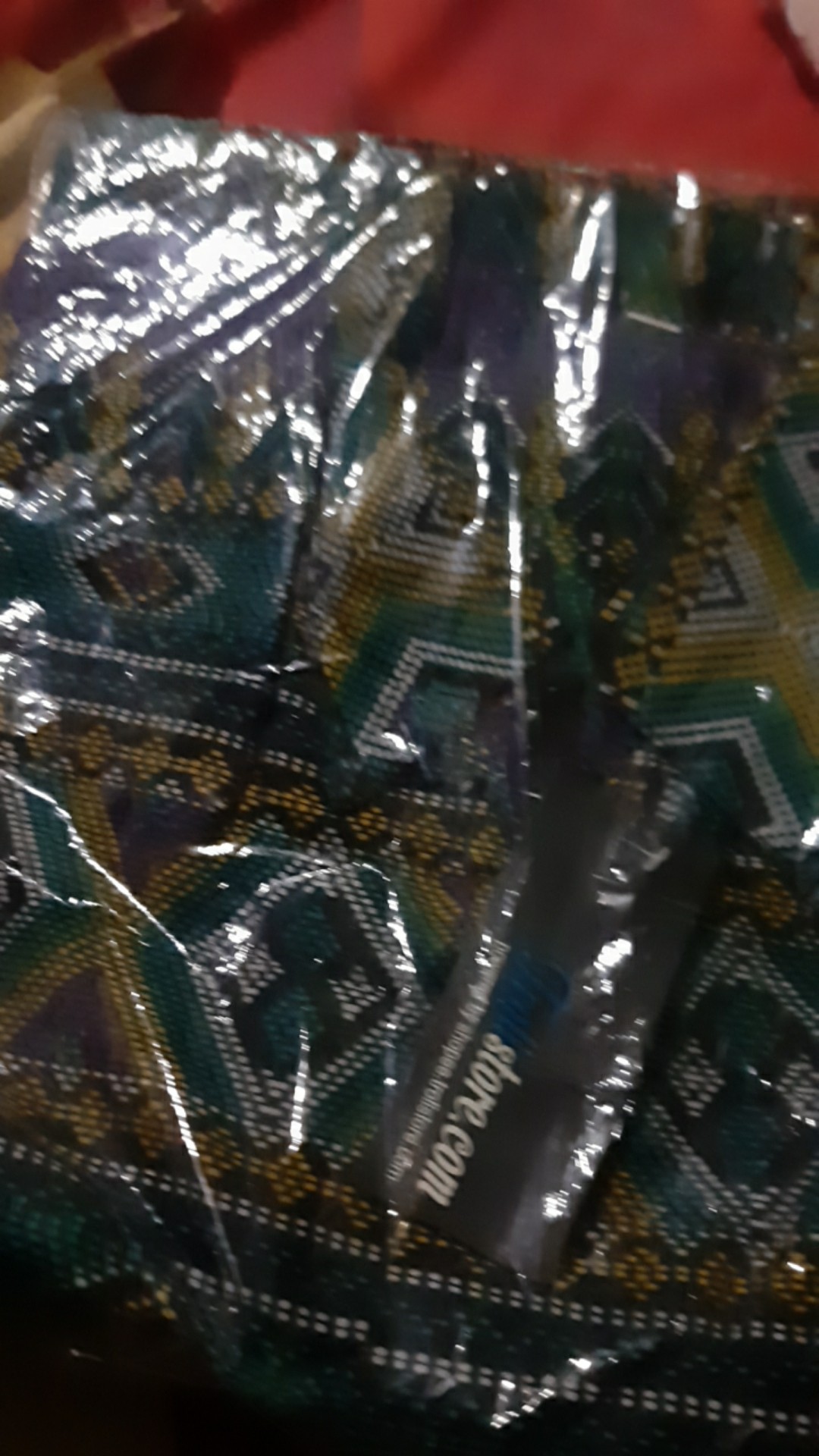 Trolistore Grosir Kemeja Batik Pria Cowok Goe Lengan Pendek Toska Ungu