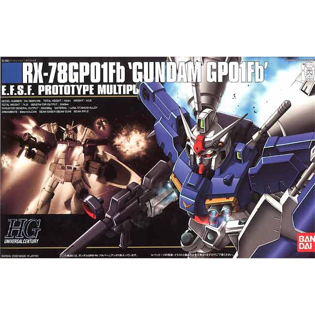 HG 1/144 HGUC 18 RX-78GP01FB Gundam GP01FB