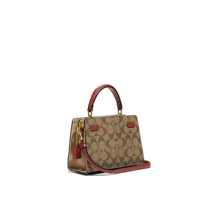 Coach Lane Shoulder Bag Khaki (C8318)