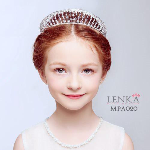 Mahkota Rambut Pesta Anak Modern l Crown Tiara Anak Lenka - MPA020