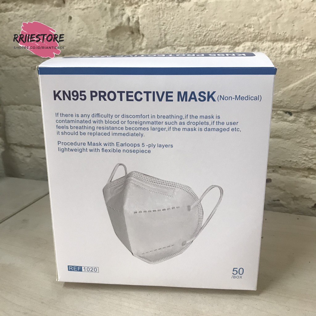 MASKER KN95 PROTECTIVE MASK 1 BOX ISI 50 PCS / MASKER KN95 MURAH