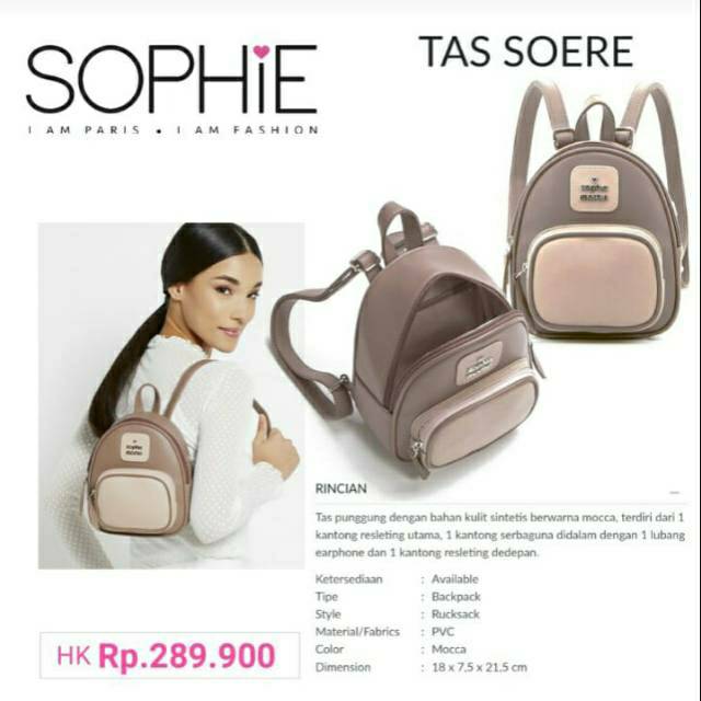 Tas ransel sophieMartin Soerre