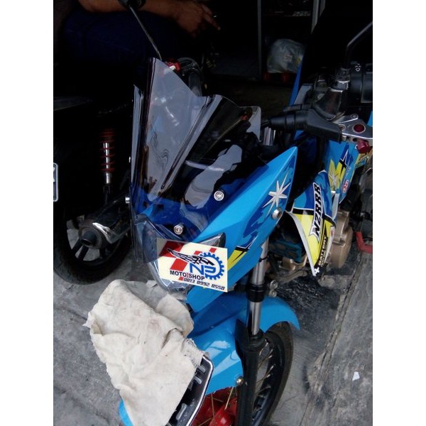 Limited visor variasi model predator satria fu facelift