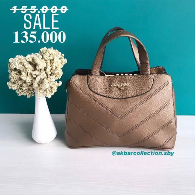 TAS WANITA EMQYU COKLAT | SALE CUCI GUDANG 135.000