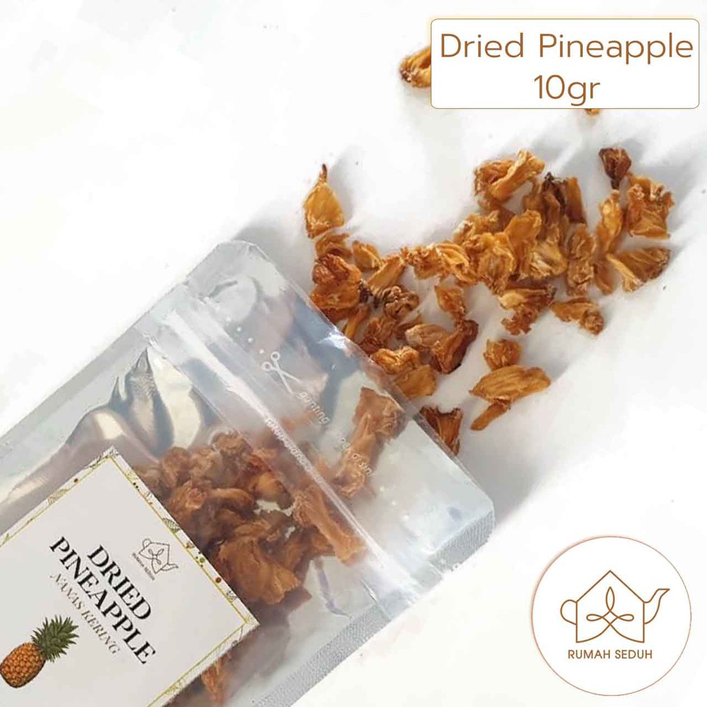 

10gr Dried Pineapple Fruit - Nanas Kering Iris - Campuran Teh Buah