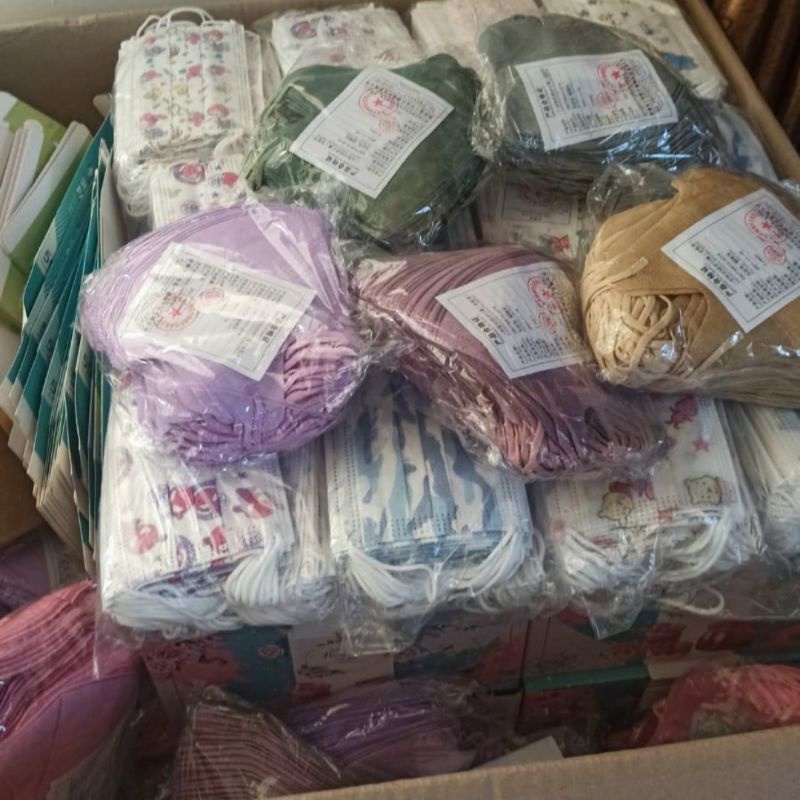 masker duckbill warna / masker warna / masker wanita / duckbill