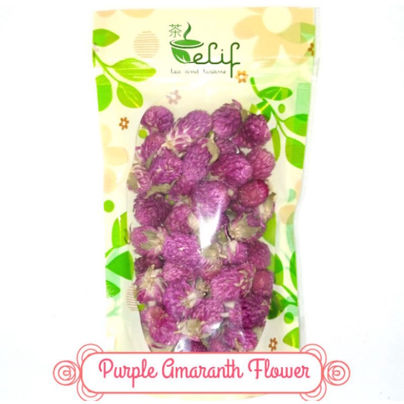 

ELIF TEA Purple Globe Amarath Flower Tea / Teh Bunga Amaranth Ungu