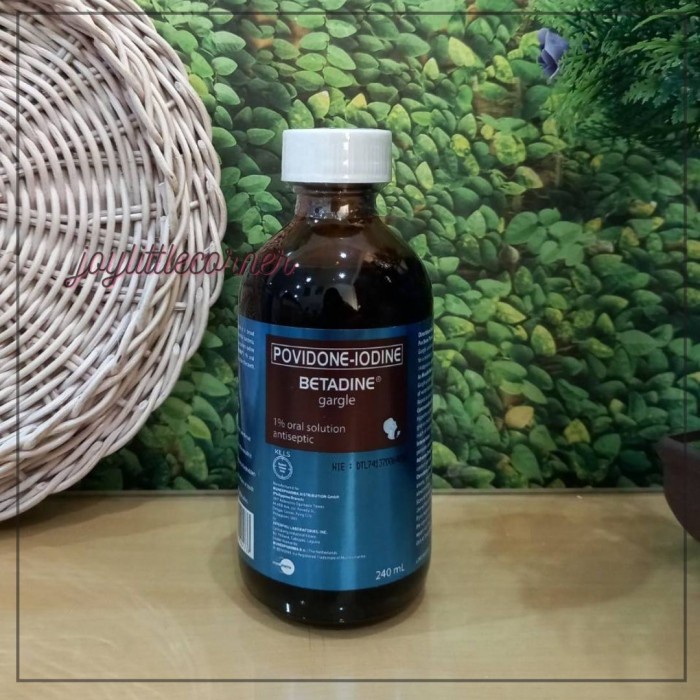 Jual Betadine Gargle Mouthwash Oral Solution/ PovidoneIodine 240 ml