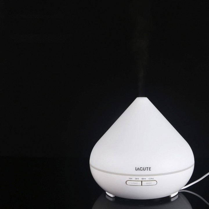 AKN88 - H30 - Ultasonic Humidifier Aroma Diffuser 7 Color LED 300ml White