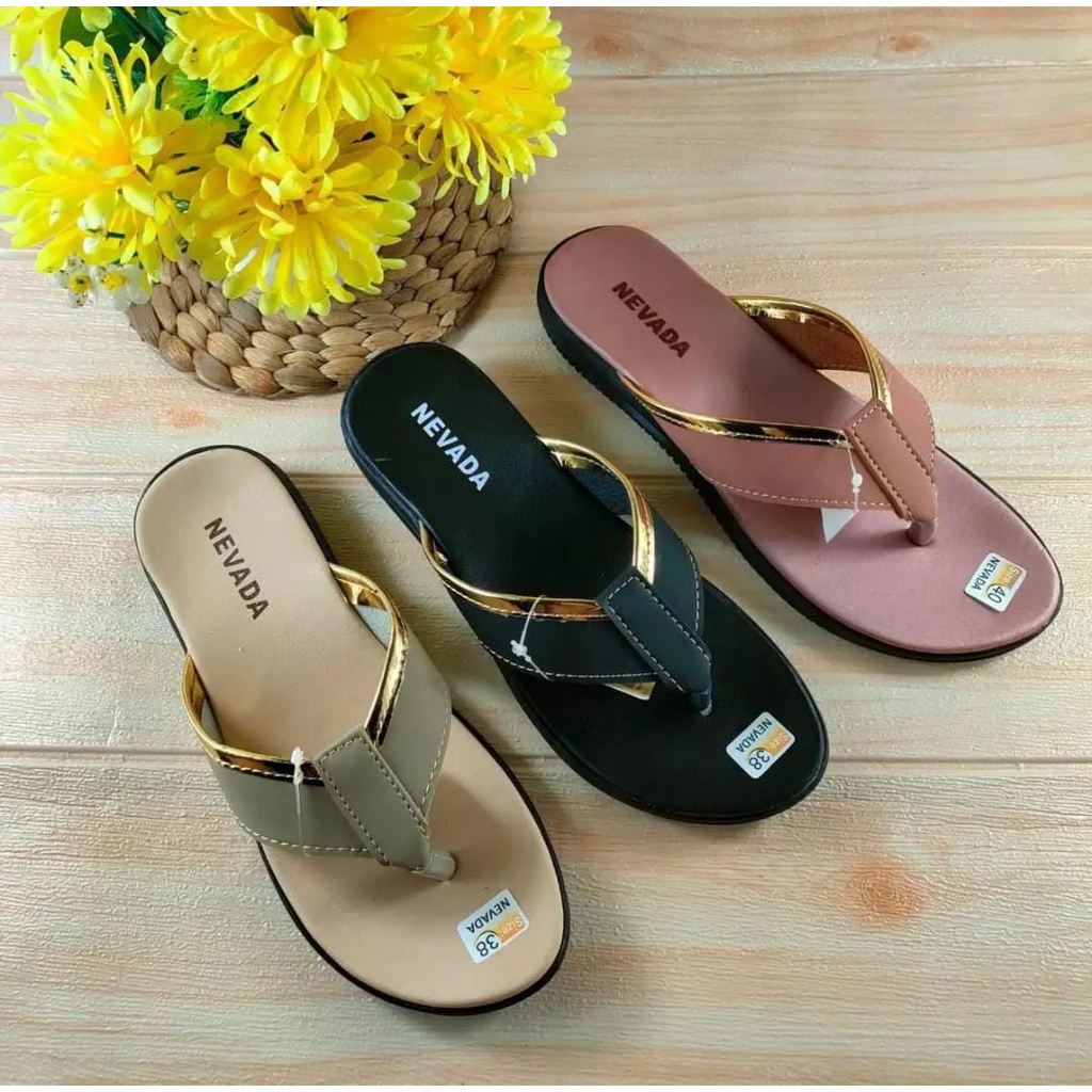 sandal wanita/sendal jepit wanita/sandal nevada terbaru