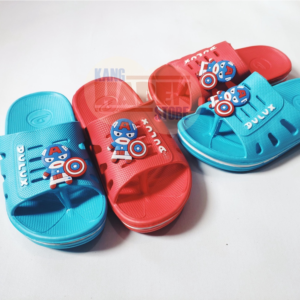 Habenkids Sandal Jepit Kokop Anak Laki laki Karakter Captain Lucu dan empuk 269DCAP