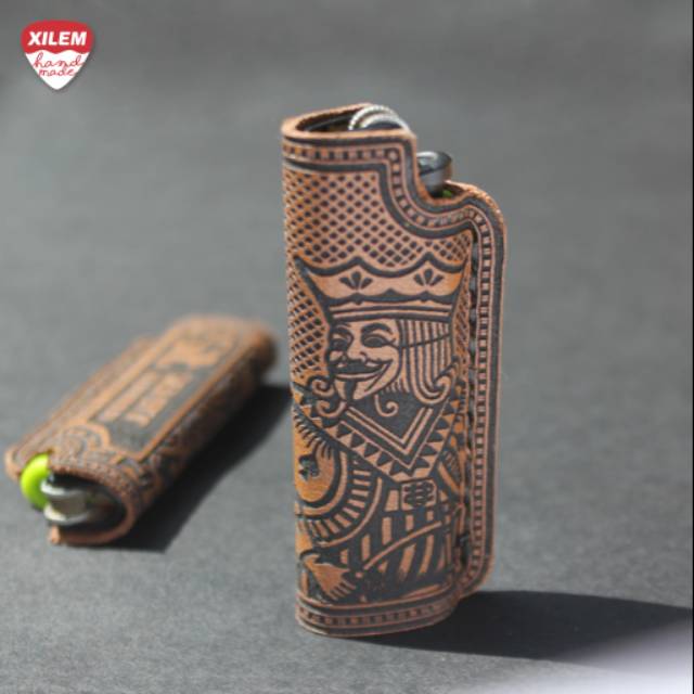 Sarung Korek Kulit, cover korek api cricket, casing korek, case kulit, cover kulit, ukir nama grafir