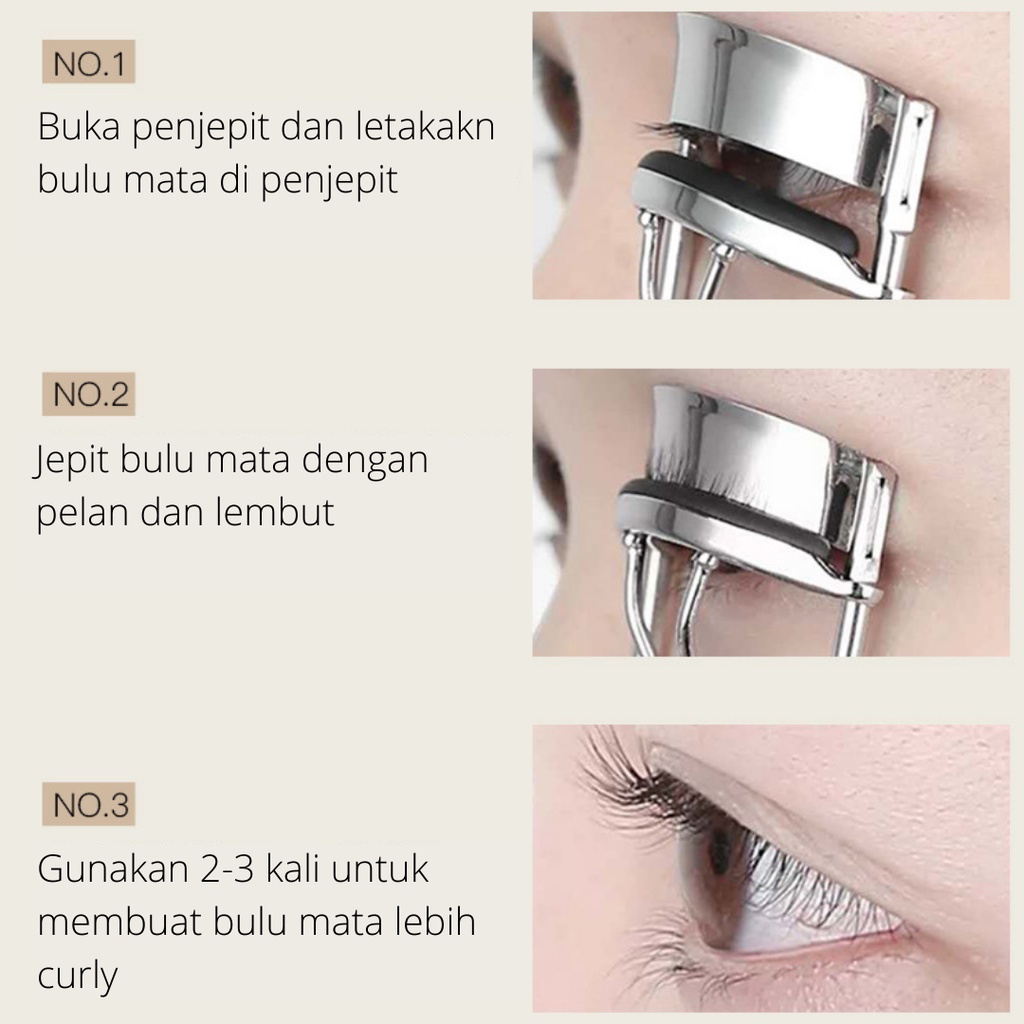 PENJEPIT BULU MATA, EYELASH CURLER