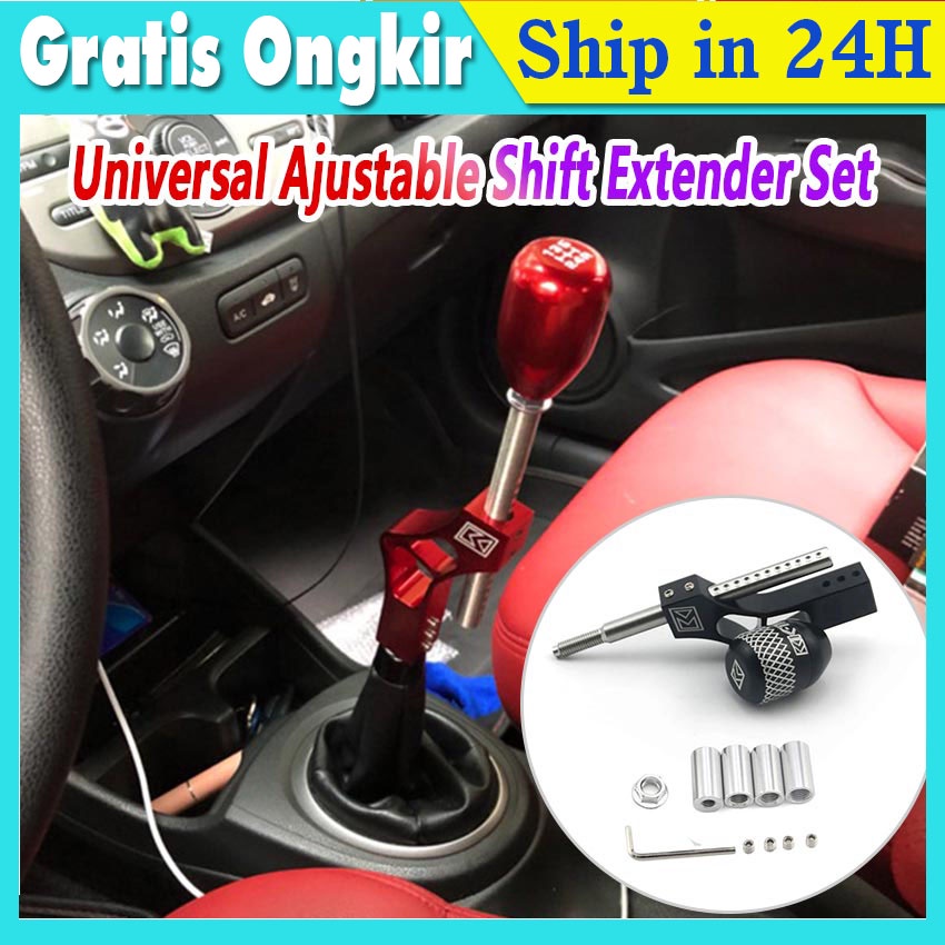 【Dikirim dlm 24jam】 1 Set shift knob extender knop tuas perseneling mobil untuk innova fortuner avan