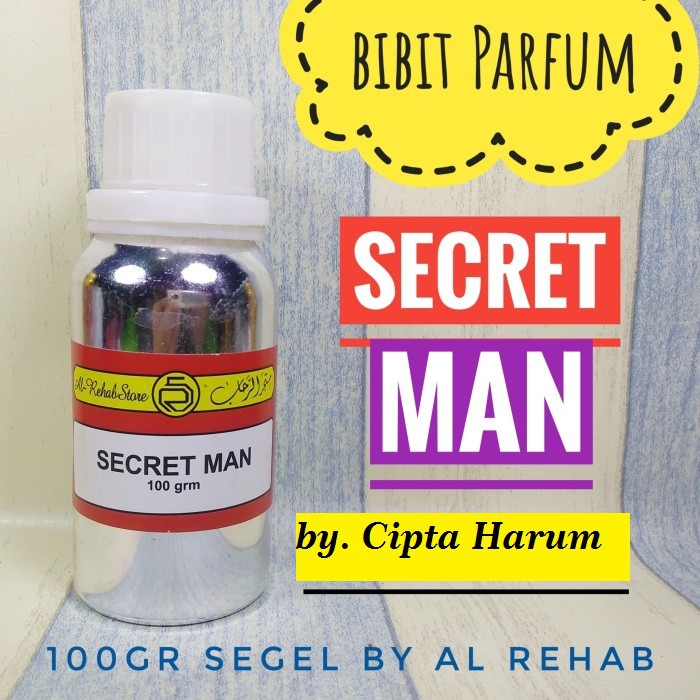 Bibit parfum SECRET MAN - secret man al rehab 100ml - minyak al rehab