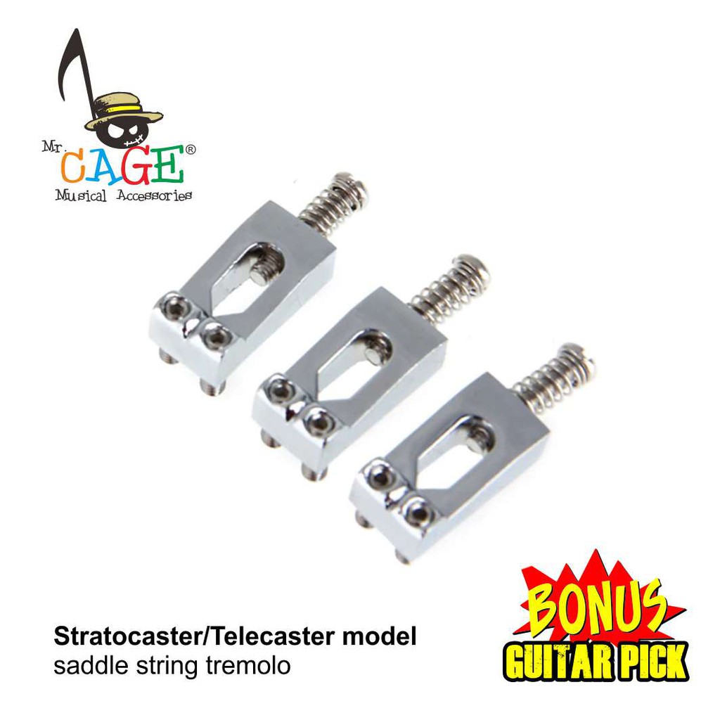 Saddle Bridge Tremolo model down Stratocaster