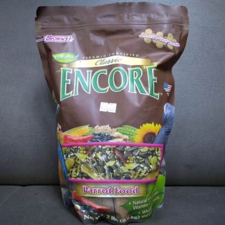 Browns Encore Classic Natural Parrot Food 900gr