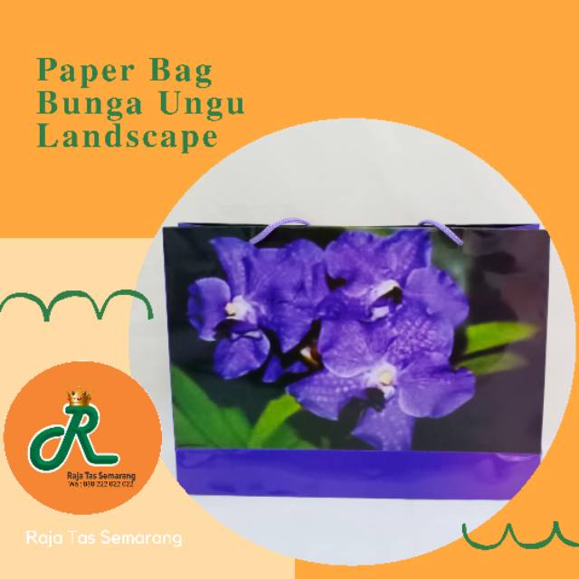 

Paper bag bunga ungu landscape