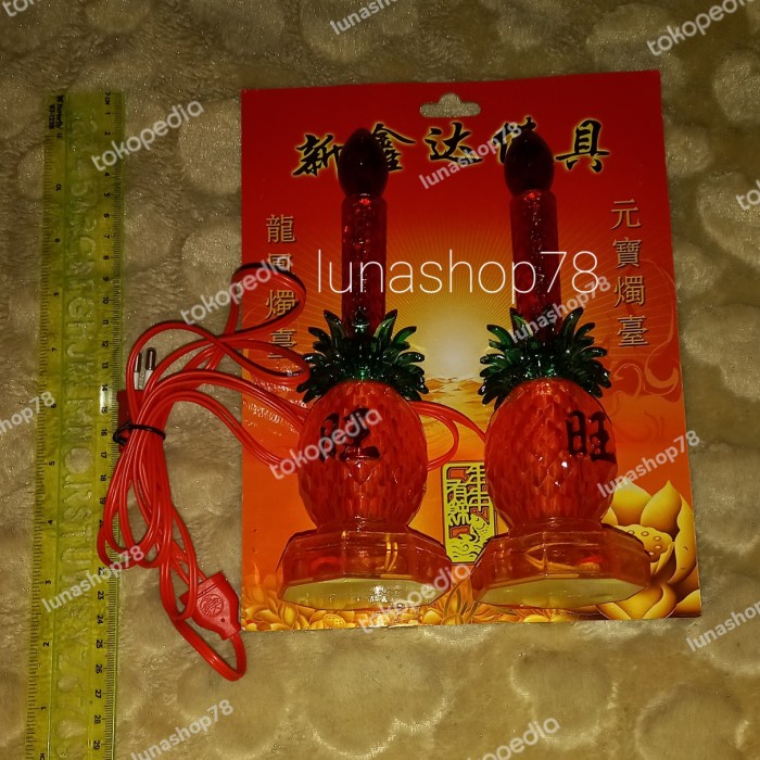 Lampu Budha - Lampu Meja Altar Sembahyang Led Model Nenas