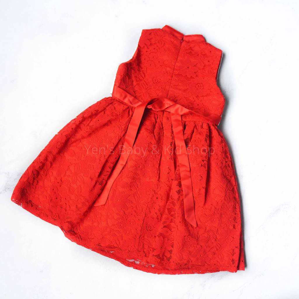 Sara Kids Dress Tangtop Kids Merah - Dress Anak