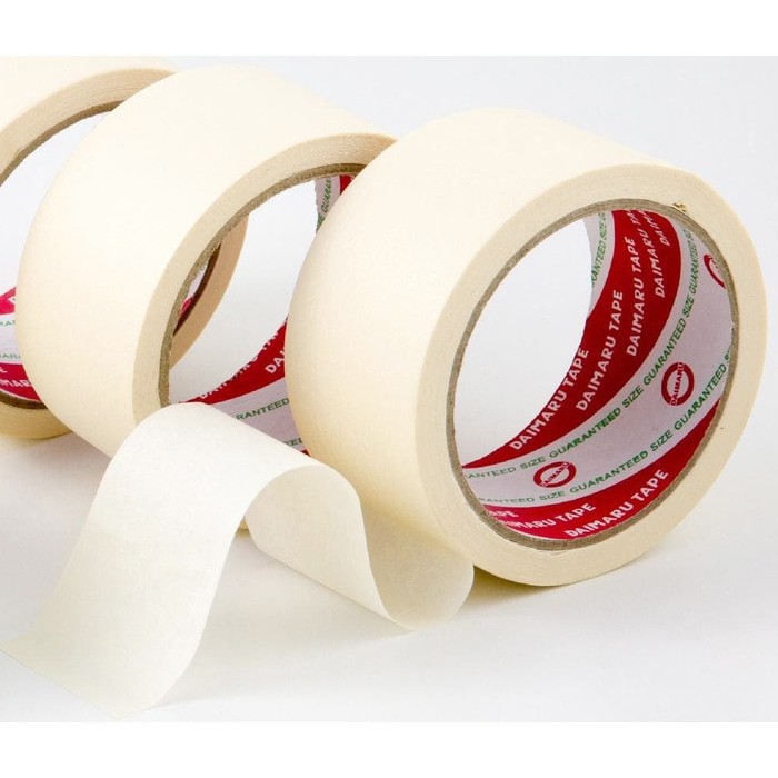 

Lakban Kertas / Masking Tape Daimaru - 2 inch 48 mm x 21 M