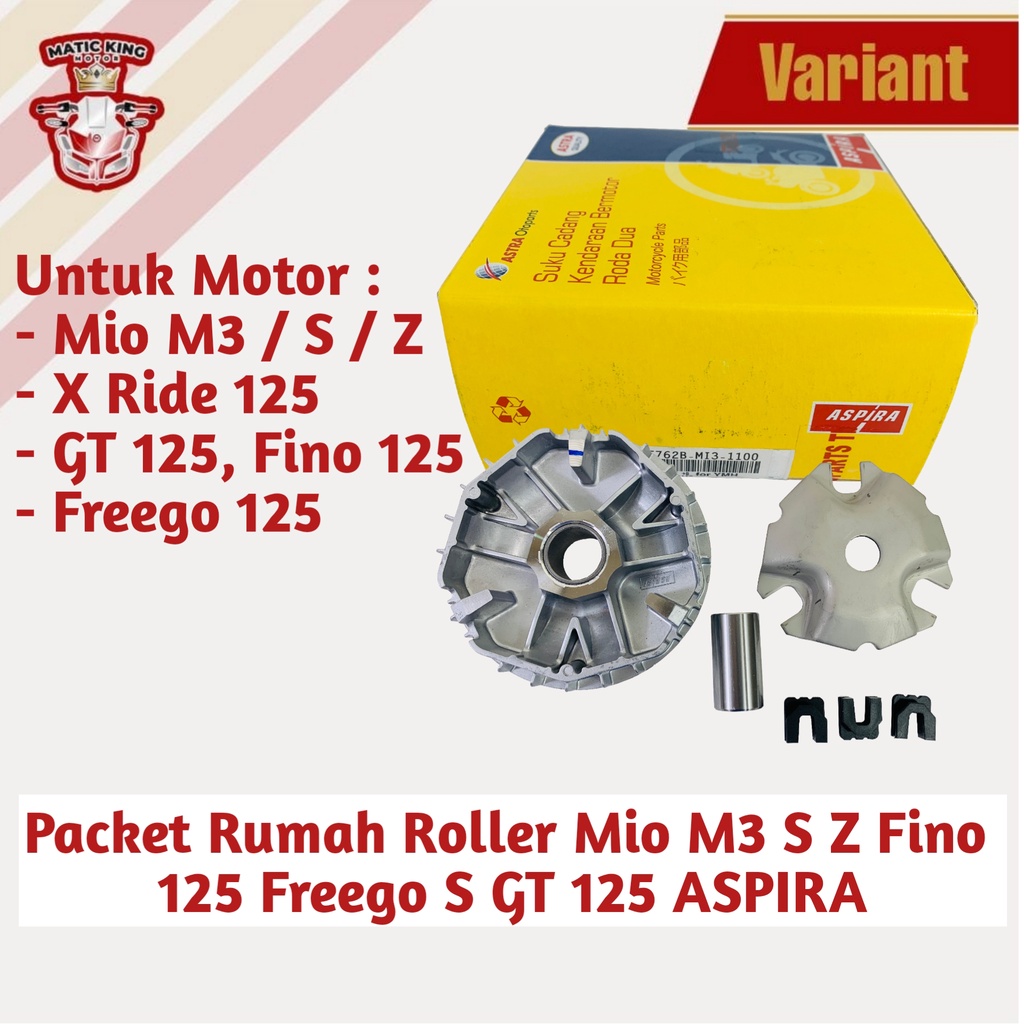 Bosh Rumah roller SET Yamaha Nmax 155 old Aspira ASTRA OTOPARTS YH-E762B-NMX-1100