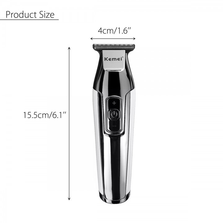 KEMEI KM-5027 Electric Cordless Professioanal Hair Clipper LCD Display