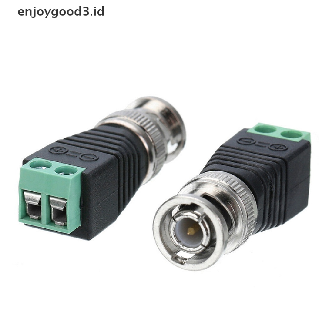 10 Male Coax Cat5 Ke Bnc Coaxial Untuk Kamera Cctv