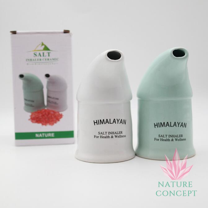 Nature Concept Himalayan Salt Inhaler for Asthma therapy Terapi Asma Garam Himalaya