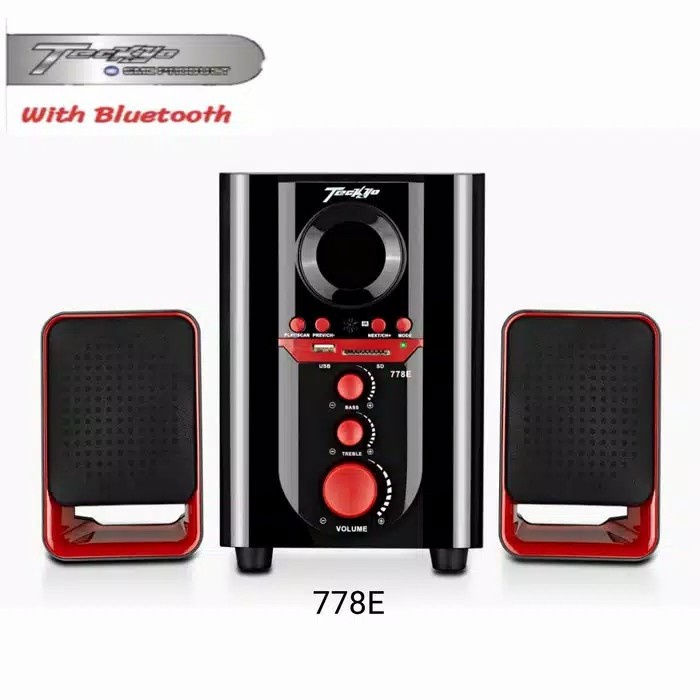 COD SPEAKER SALON AKTIF GMC TECKYO 778E BLUETOOTH SUBWOOFERS  X-BASS//SPEAKER SALON AKTIF X-BASS TECKYO 778E