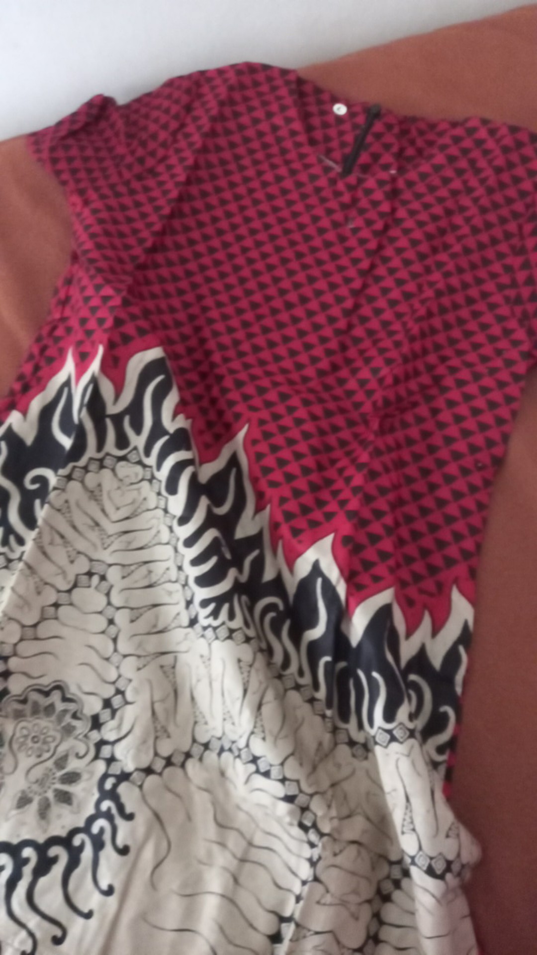 Batik Couple Keluarga Sania Ruffle Ori Ndoro Jowi Dnt Motif Tenun