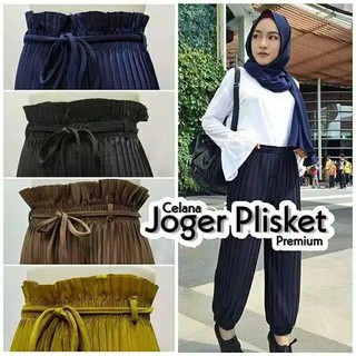 Trendy fashion bawahan wanita rok plisket  mayung 