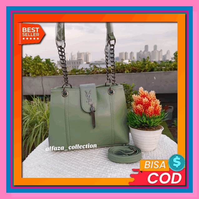 Tas Mewah Untuk Lebaran Selempang Bahu Wanita Cewek Remaja Perempuan Import Batam Original Branded B