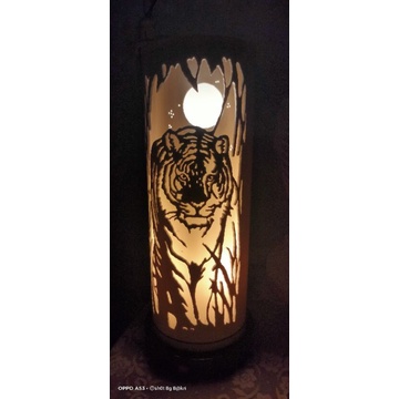 lampu hias ukir paralon PVC  Tiger.