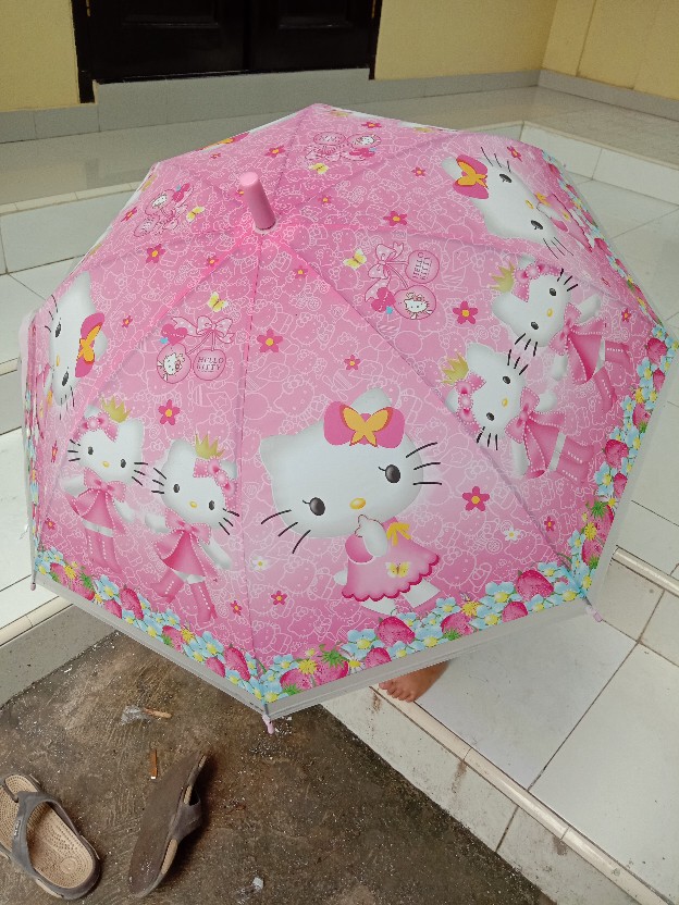 Payung Karakter Hello Kitty Anak