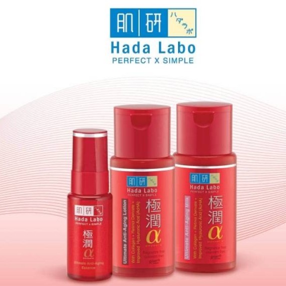 Hada Labo Gokujyun Alpha Ultimate anti Aging Series