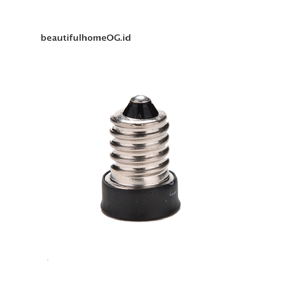 Adapter Konverter Socket Holder Lampu Bohlam LED E14 Ke E12