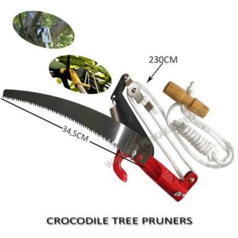 Gunting Dahan Tali Tarik Multifungsi Gergaji Graji Galah Kopi Tree Pruners -  KOALA