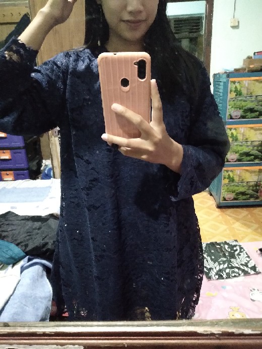 Nayaka Batik_couple Batik Stelan Gurita Brokat Tunik Raisa #3 Safitri Maura Couple