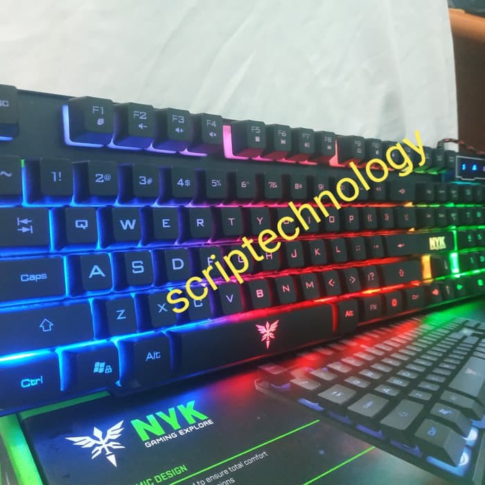 Keyboard Gaming NYK K02 Backlight NYK K-02 RGB Full Size