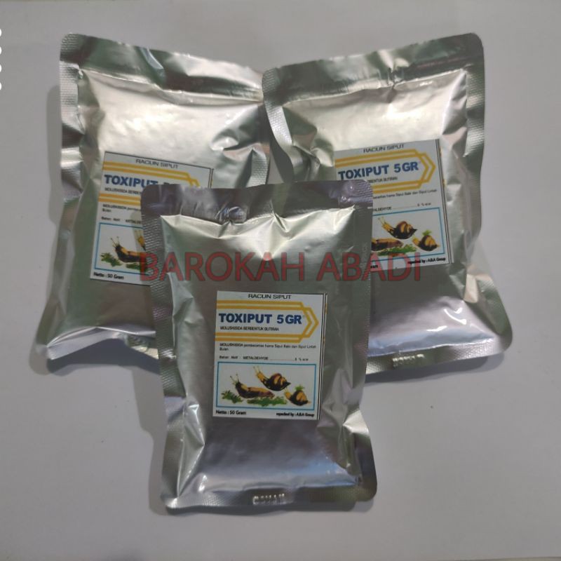 Toxiput moluskisida repack 50 gr pembasmi siput tanaman hama siput racun siput