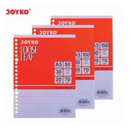 

ISI BINDER JOYKO A5 100 LEMBAR
