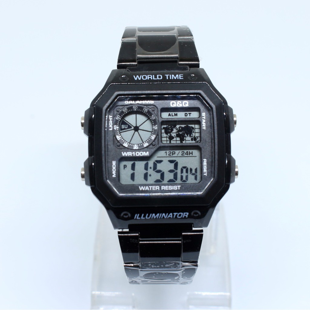 Jam tangan Sport QnQ illuminator digital Promo 