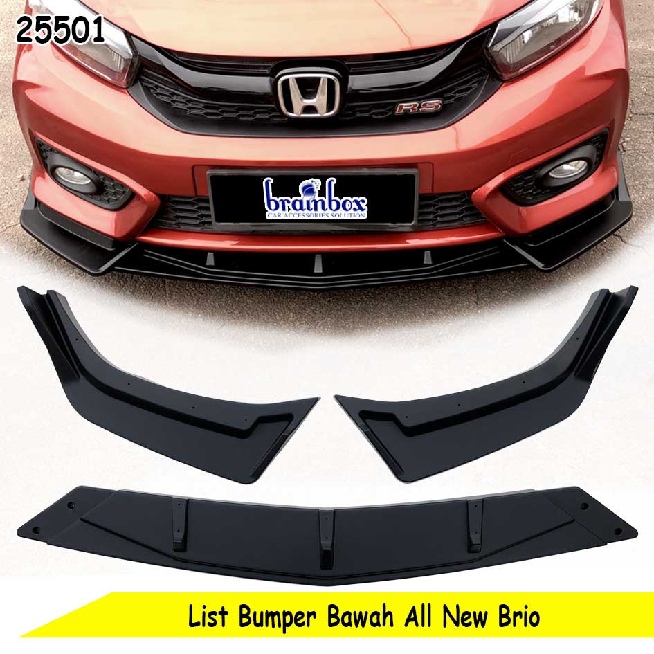 Jual List Bumper Depan Bawah Honda Brio Winglet Bumper Front Lips